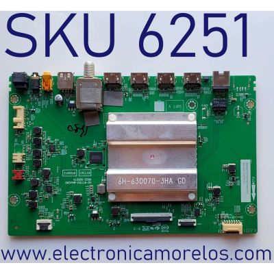 MAIN PARA SMART TV TCL QLED HDR ROKU / NUMERO DE PARTE 30800-000378 / 40-RT73G1-MA2HG / 30801-000347 / V8-RT73K01-LF / 11602-500274 / MODELO 50S535	
